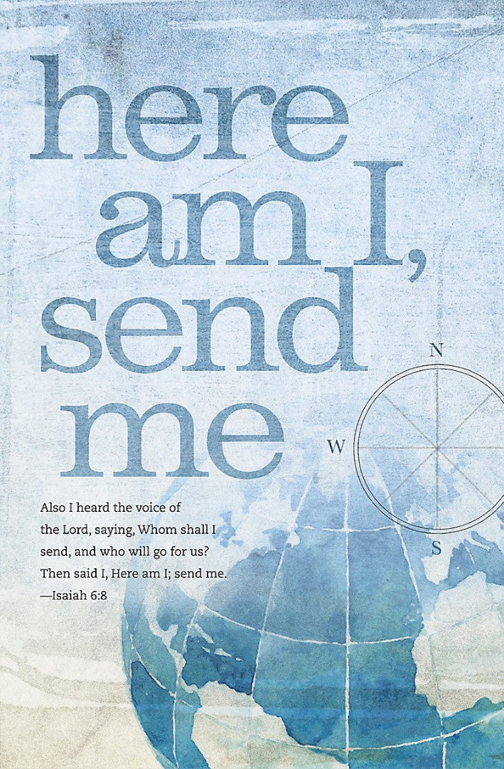 Here I Am, Send Me Bulletin (Pack of 100) - Re-vived