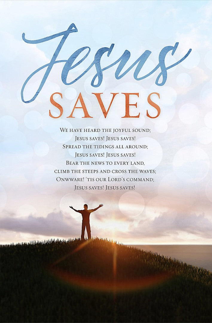 Jesus Saves Bulletin (Pack of 100)