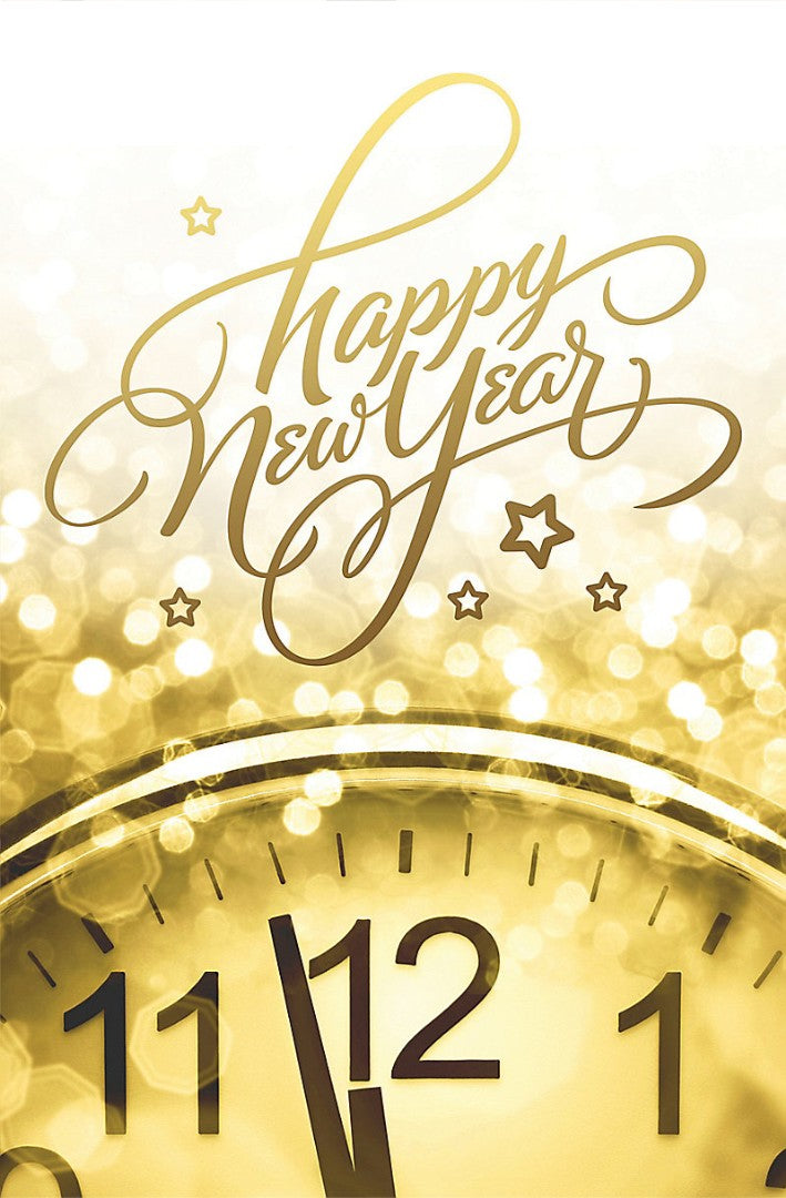 Happy New Year Bulletin (Pack of 100) - Re-vived
