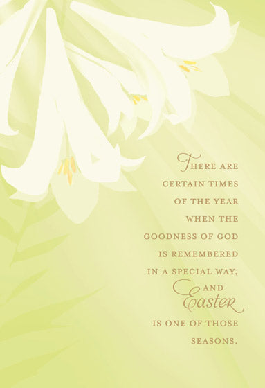 Easter Cards: Easter Lillies (Pack of 6) - Re-vived