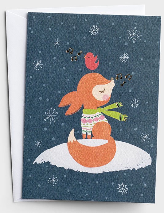 Fox Christmas Boxed Cards (Box of 18) - Re-vived