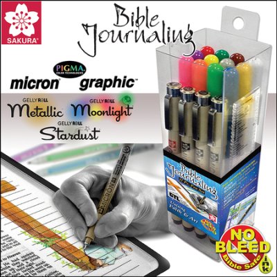 Bible Journaling 17 Piece Set - Micron/GellyRoll - Re-vived