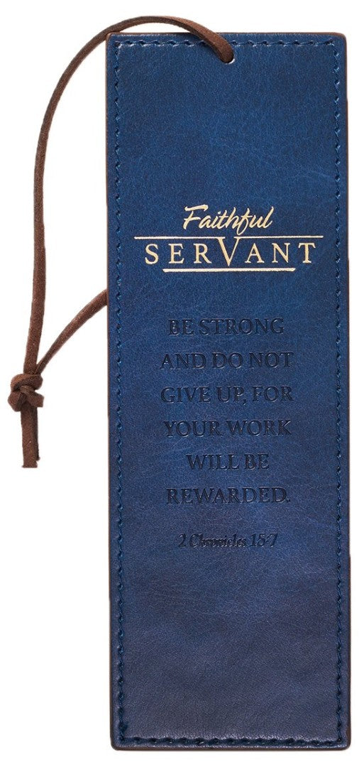 Faithful ServantLuxLeather Bookmark