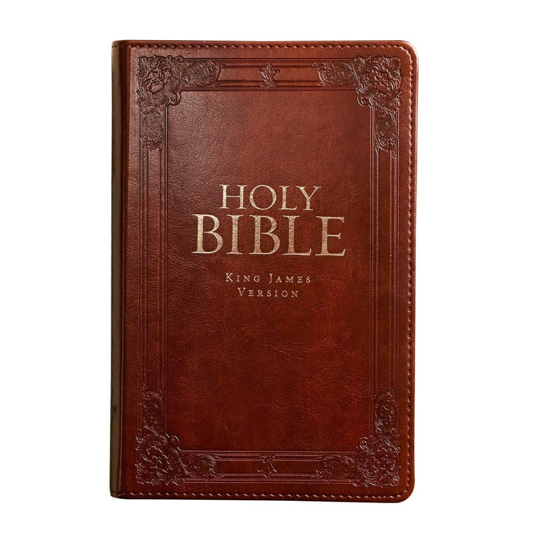 KJV Gift Bible, Burgundy, Thumb Indexed - Re-vived