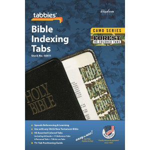 Bible Index Tabs Camo &