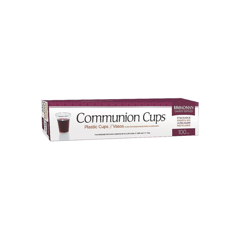 Plastic Communion Cups- Box of 100
