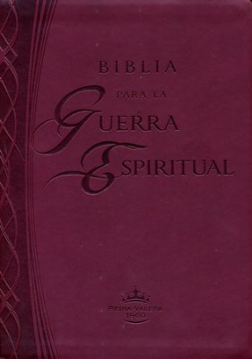 Biblia para la guerra espiritual (Imitación piel color vino) - Re-vived
