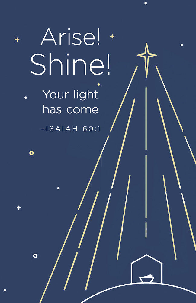 Arise! Shine! Christmas Bulletin (Pkg of 50)