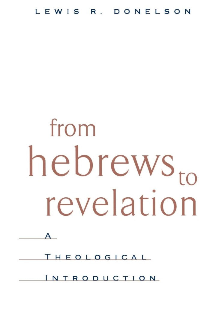 From Hebrews to Revelation - Re-vived