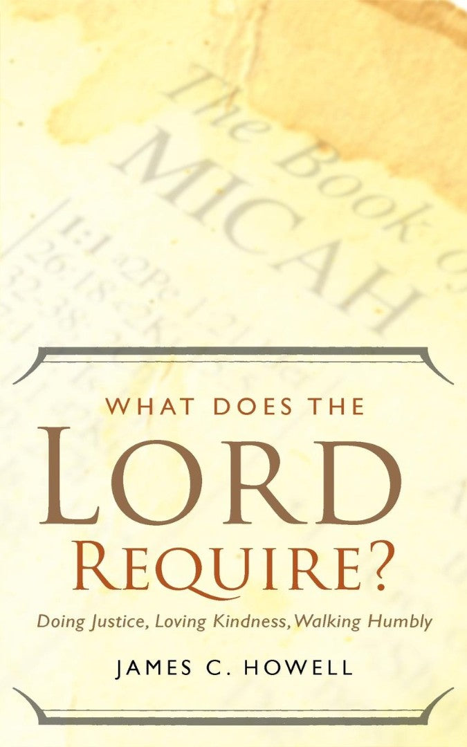 What Does the Lord Require? - Re-vived