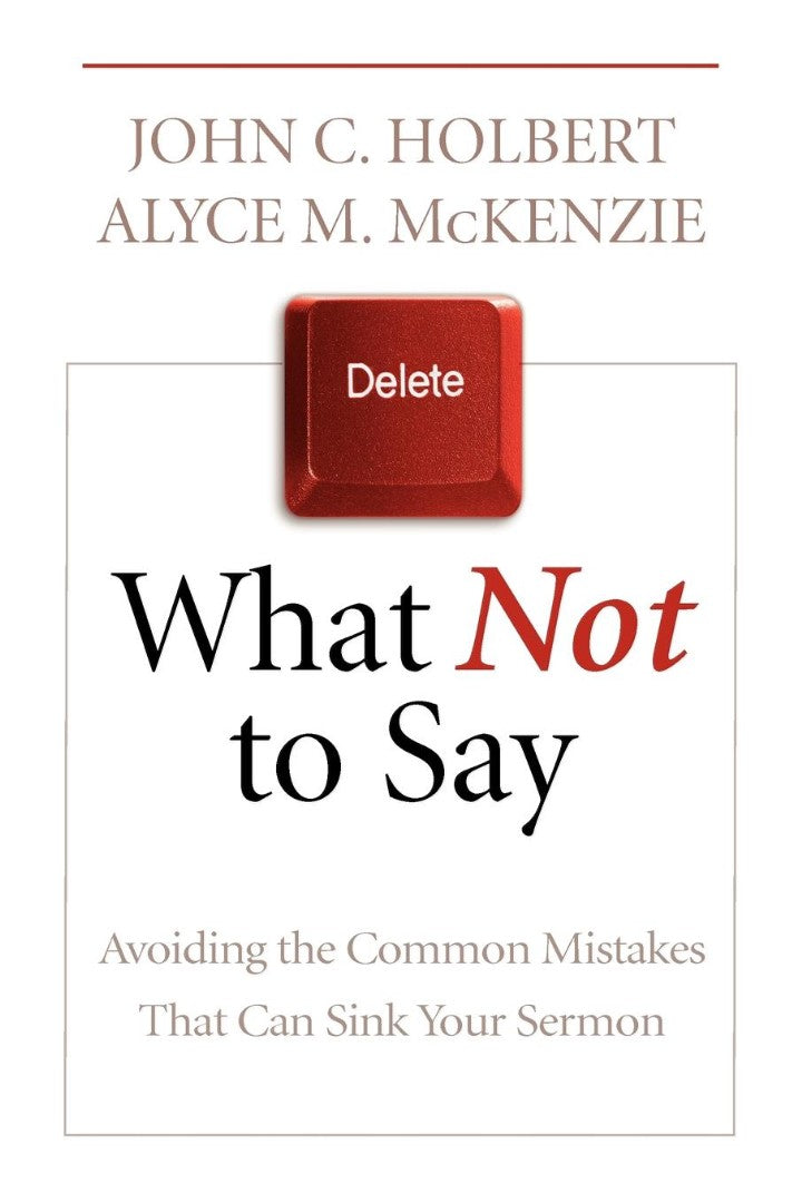 What Not to Say