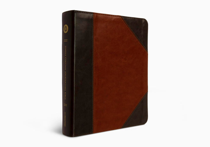 ESV Single Column Journaling Bible, TruTone, Brown/Cordovan - Re-vived