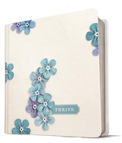NLT THRIVE Creative Journaling Devotional Bible, Flowers