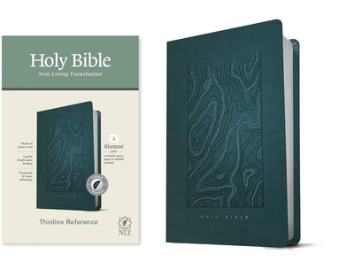 NLT Thinline Reference Bible, Filament Edition, Teal