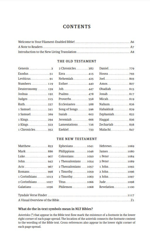 NLT Thinline Reference Bible, Filament Edition, Teal