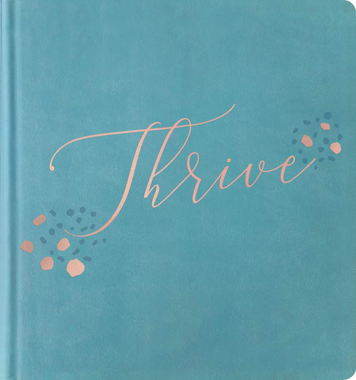 NLT THRIVE Creative Journaling Devotional Bible, Teal - Re-vived