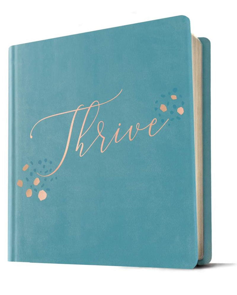 NLT THRIVE Creative Journaling Devotional Bible, Teal