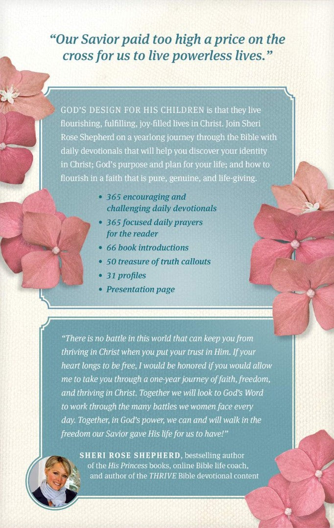 NLT THRIVE Devotional Bible for Women (Hardcover) - Re-vived