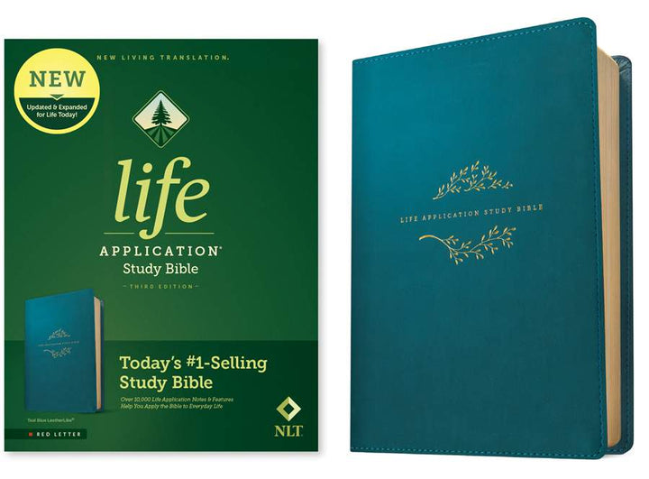 NLT Life Application Study Bible, Third Edition, Teal - Re-vived