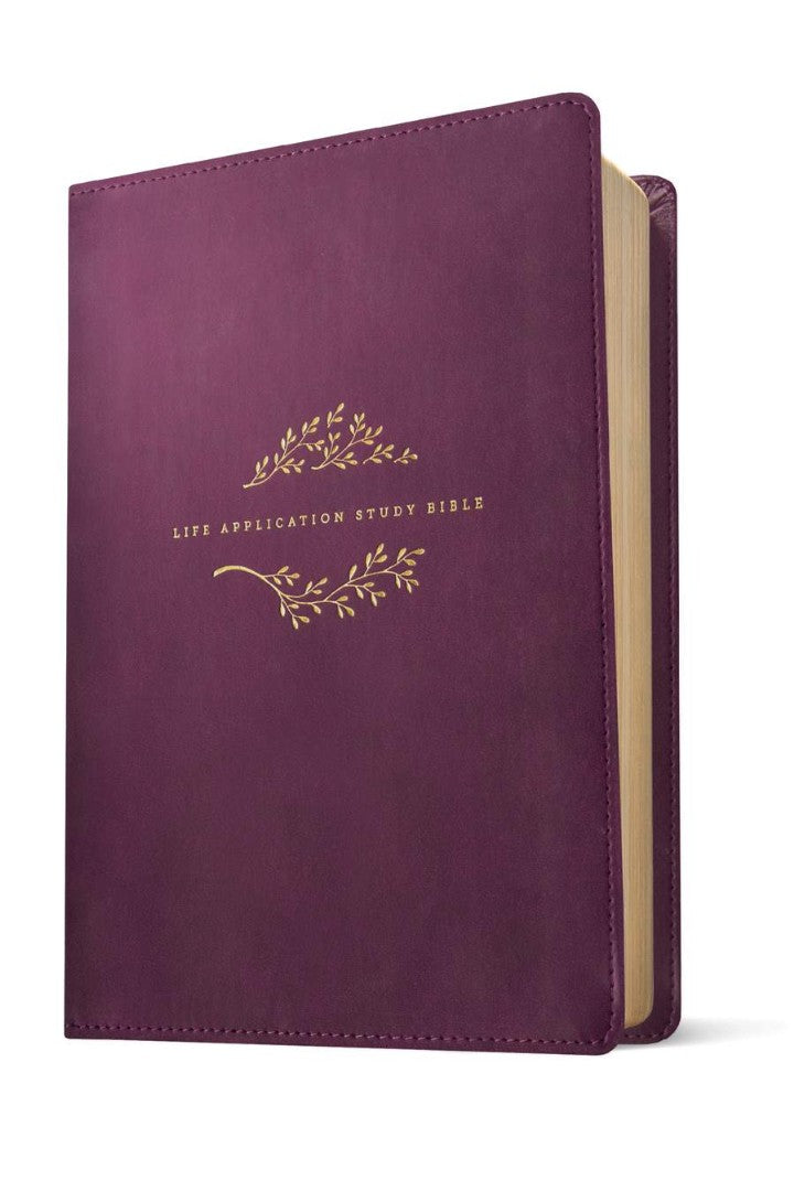 NLT Life Application Study Bible, Third Edition, Purple - Re-vived
