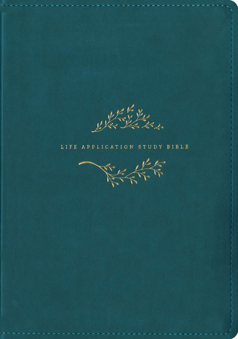 NLT Life Application Study Bible, Third Edition, Teal Blue - Re-vived