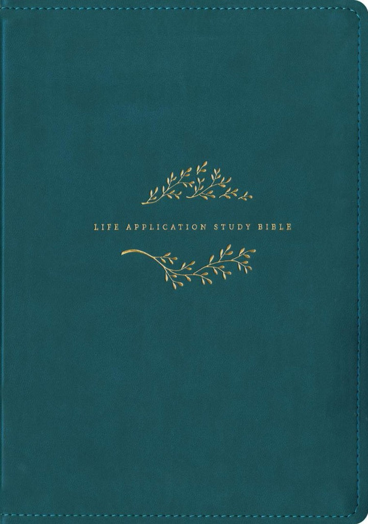 NLT Life Application Study Bible, Third Edition, Teal Blue - Re-vived