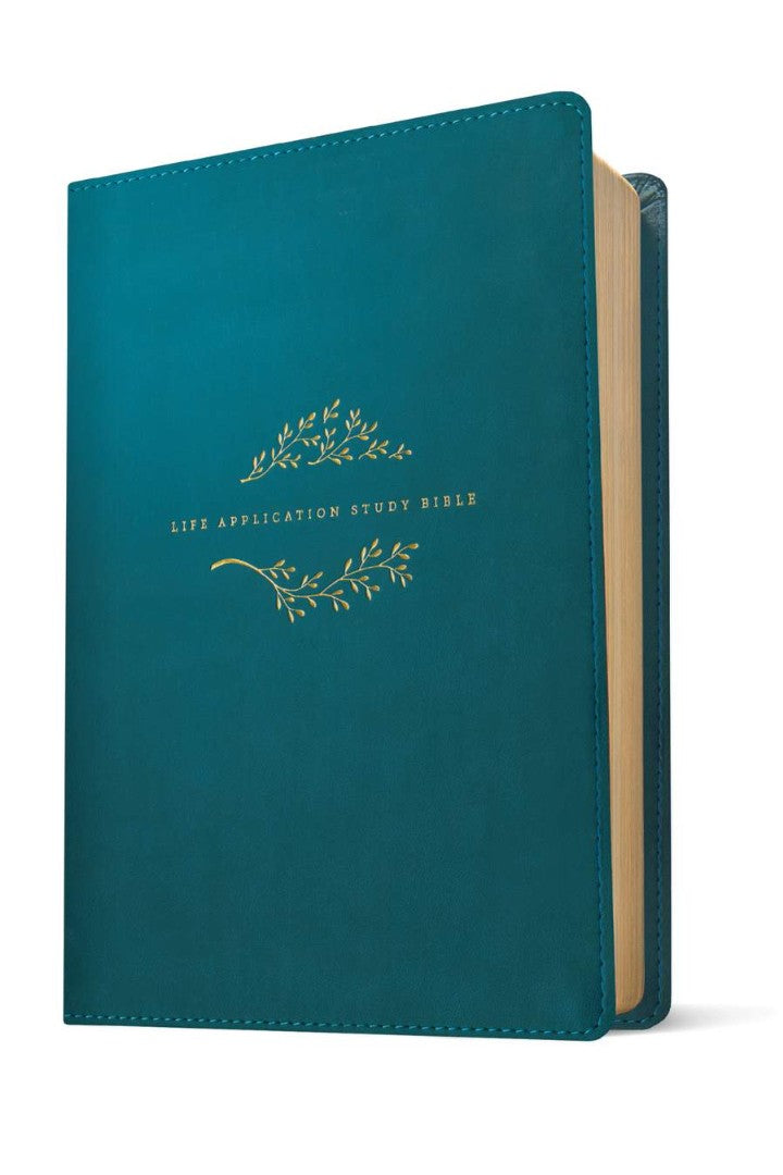 NLT Life Application Study Bible, Third Edition, Teal Blue - Re-vived