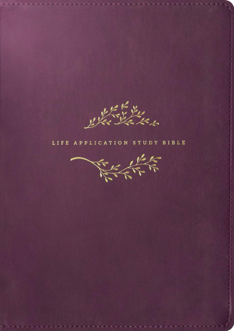 NLT Life Application Study Bible, Third Edition, Purple - Re-vived