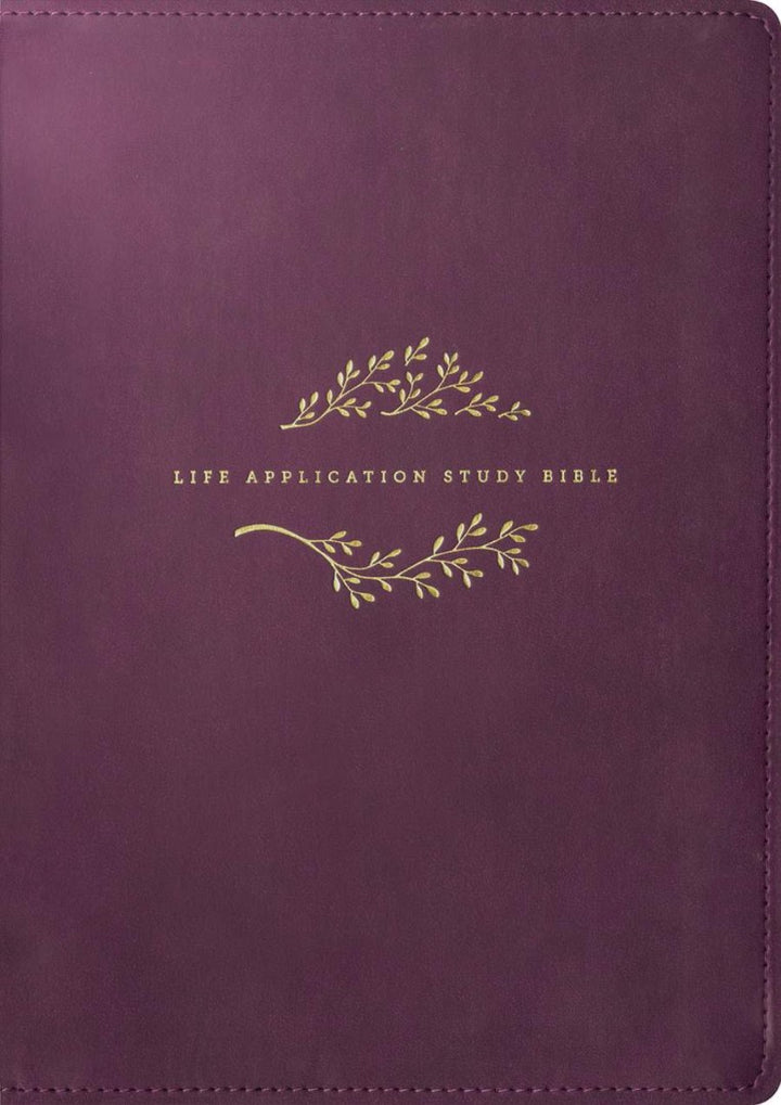 NLT Life Application Study Bible, Third Edition, Purple - Re-vived