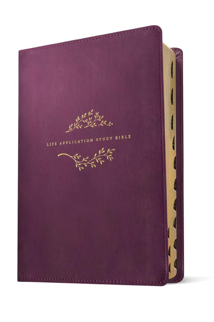 NLT Life Application Study Bible, Third Edition, Purple - Re-vived