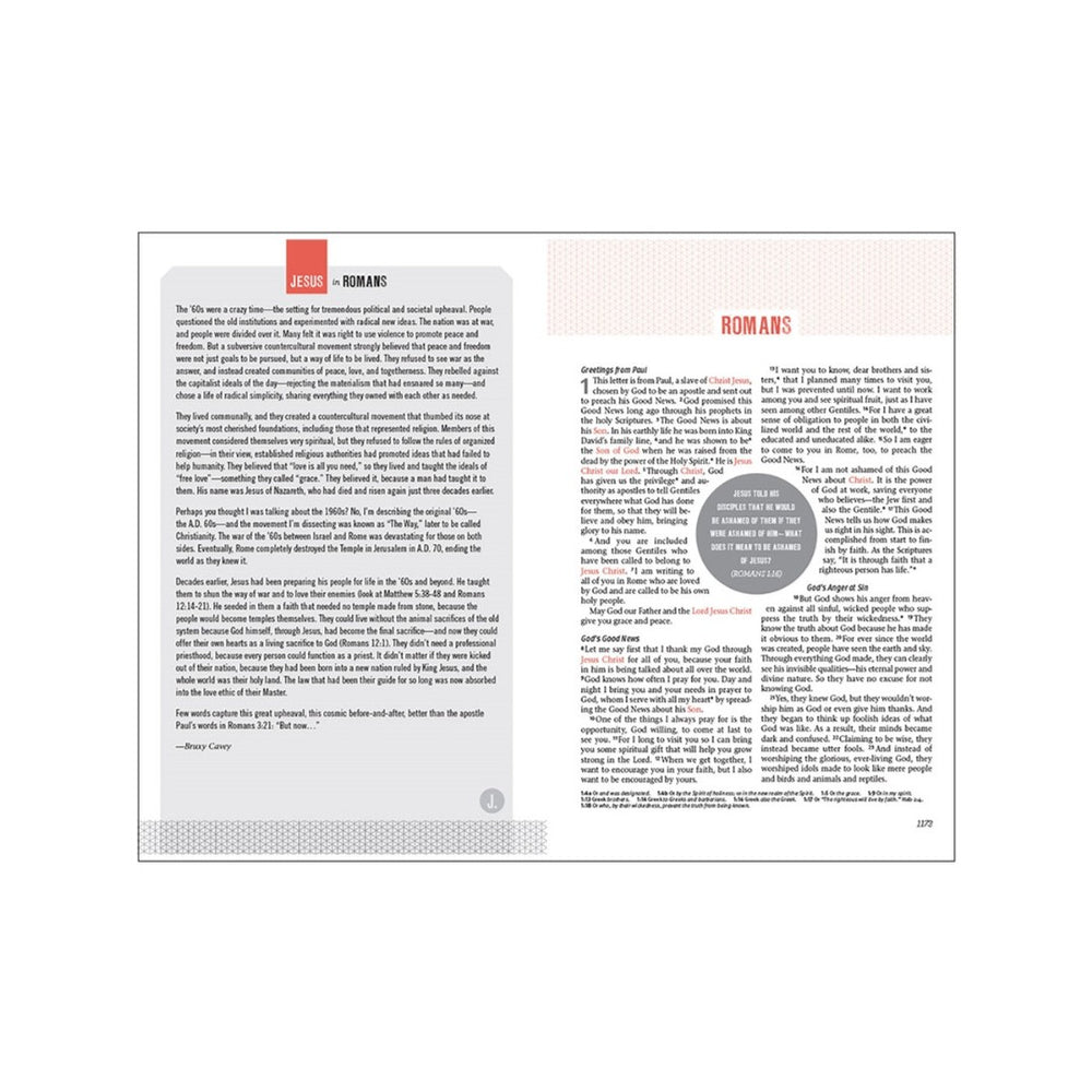 NLT Jesus-Centered Bible - Re-vived