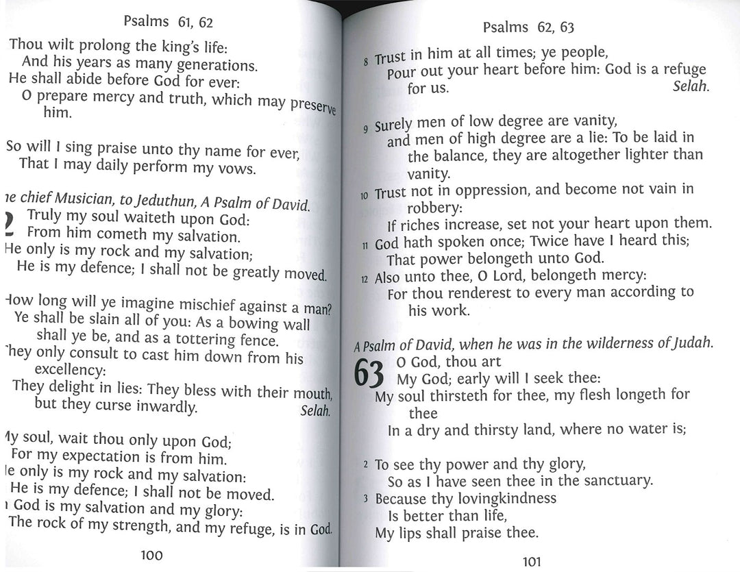 KJV Large Print Psalms - Re-vived