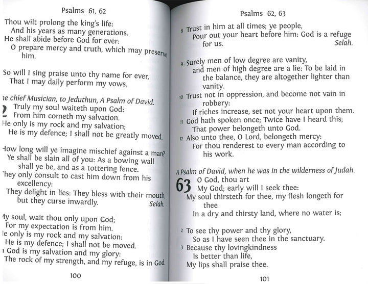 KJV Large Print Psalms - Re-vived