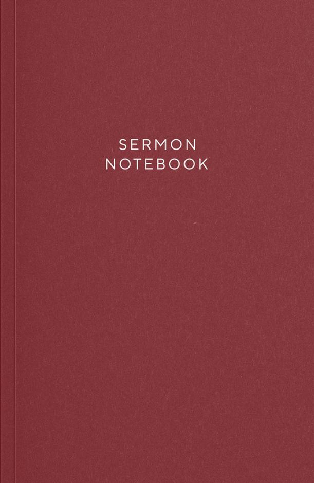 Sermon Notebook, Plum