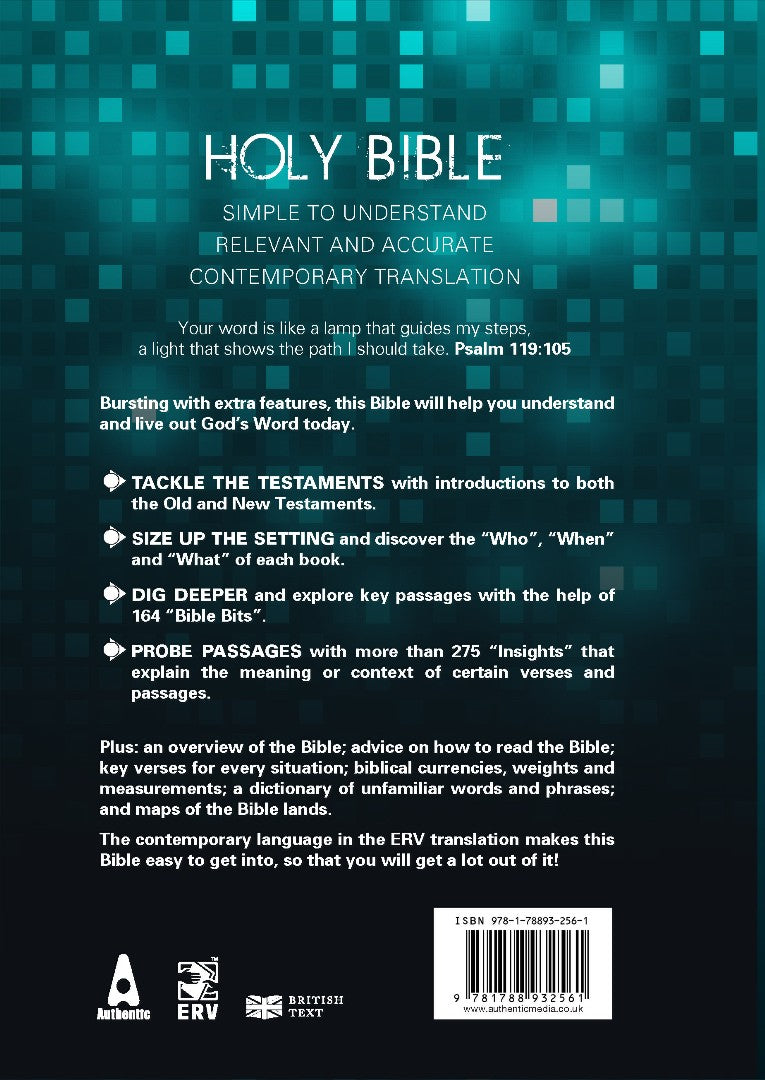 ERV Holy Bible, Teal, Anglicized