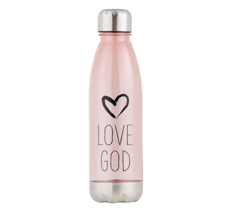To Love God Water Bottle