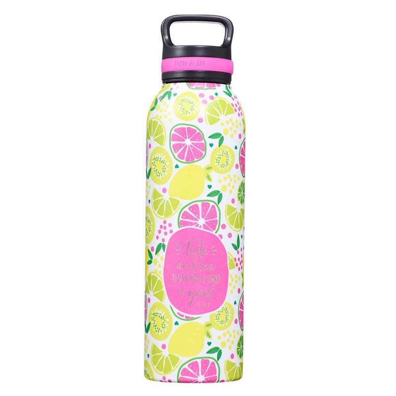 Taste and See Stainless Steel Water Bottle
