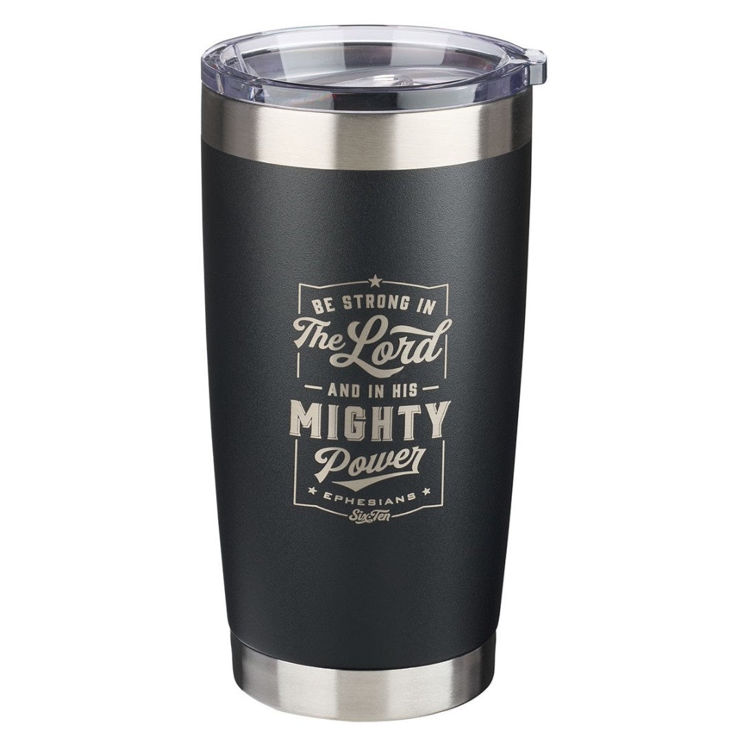 Be Strong in the Lord Stainless Steel Mug - Re-vived