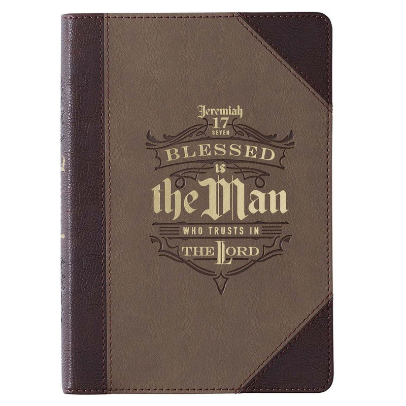 Blessed is the Man Faux Leather Classic Journal