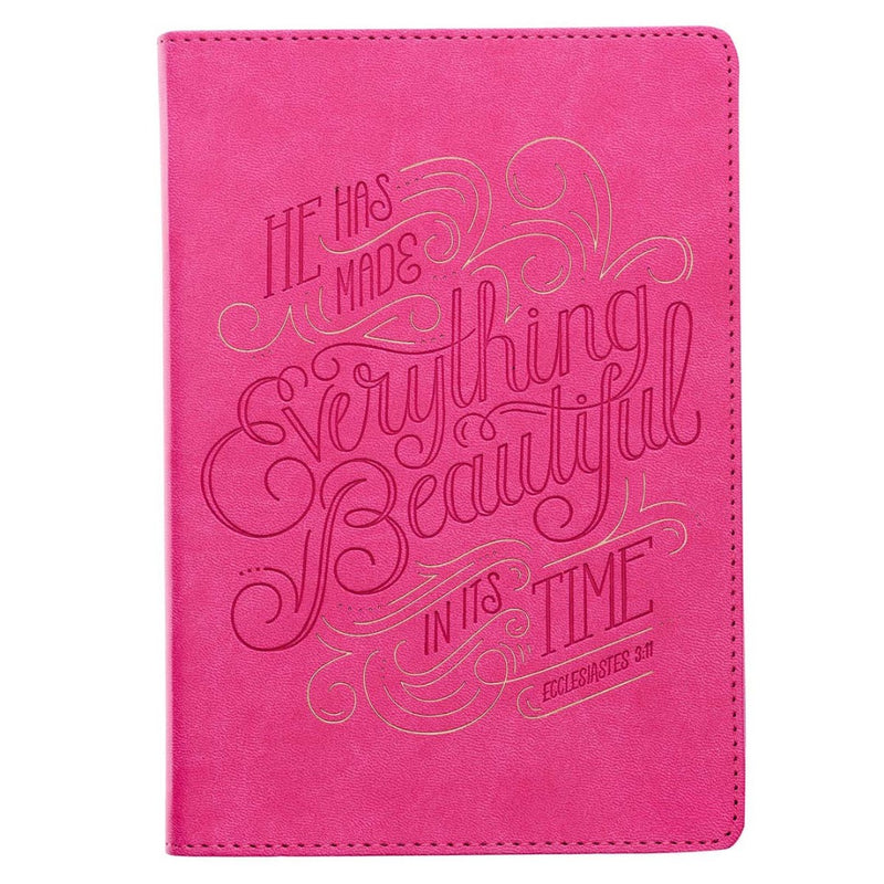 Everything Beautiful Pink Faux Leather Classic Journal
