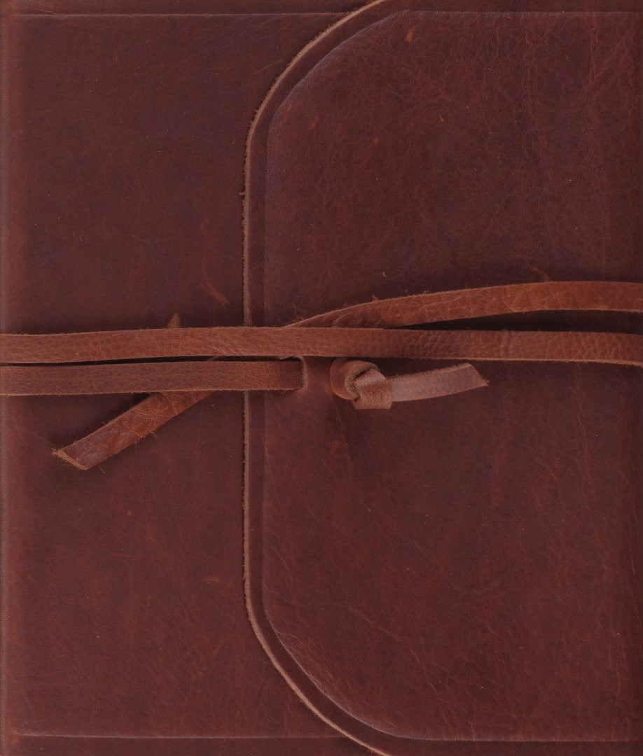 ESV Single Column Journaling Bible (Brown, Flap with Strap) - Re-vived