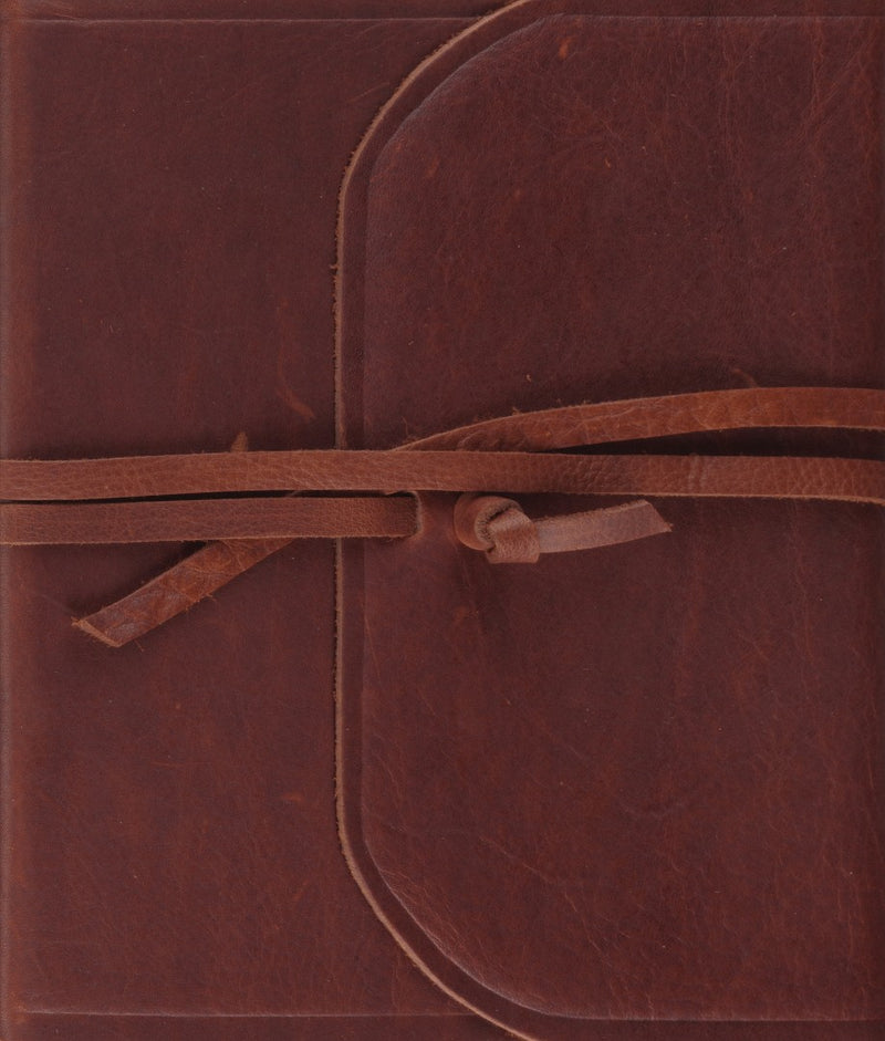 ESV Single Column Journaling Bible (Brown, Flap with Strap)
