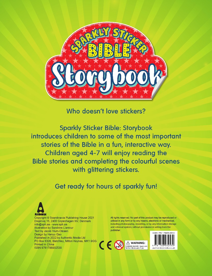 Sparkly Sticker Bible: Storybook - Re-vived