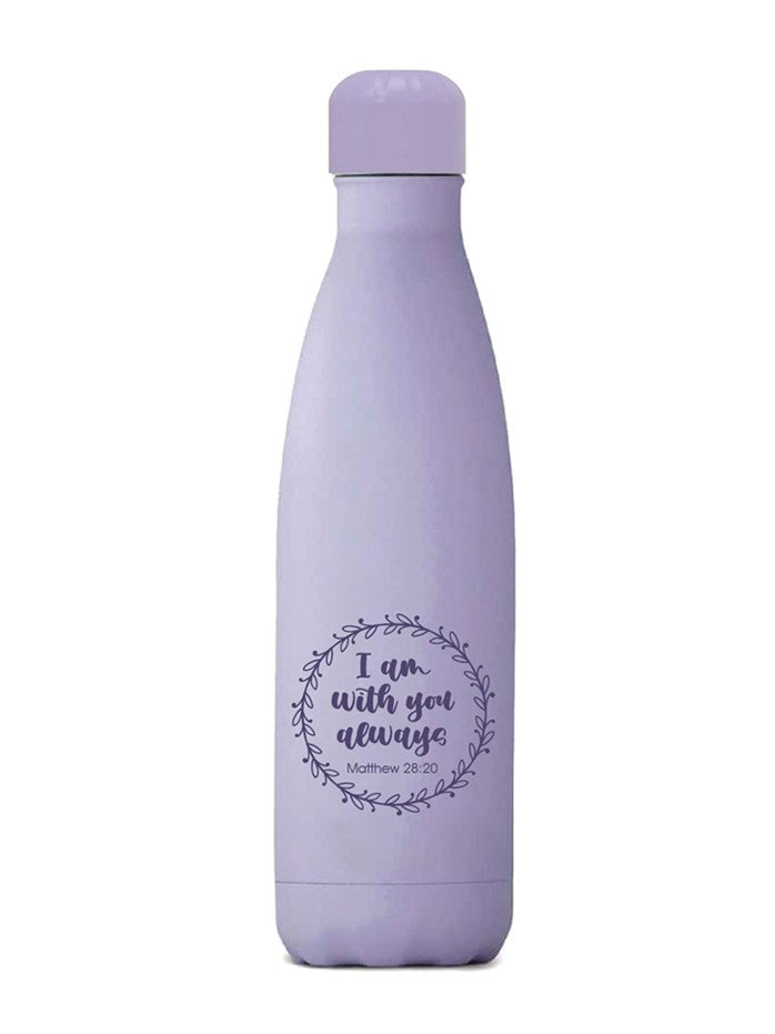 I Am With You Always Stainless Steel Water Bottle