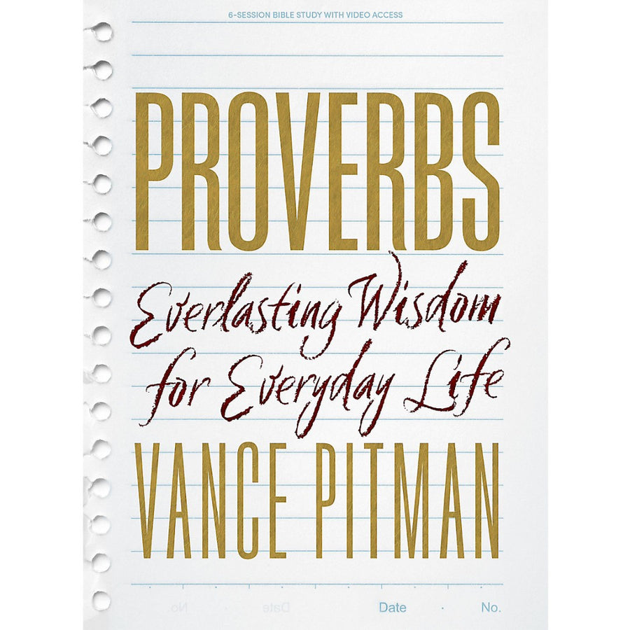 Proverbs Bible Study Book with Video Access - Re-vived