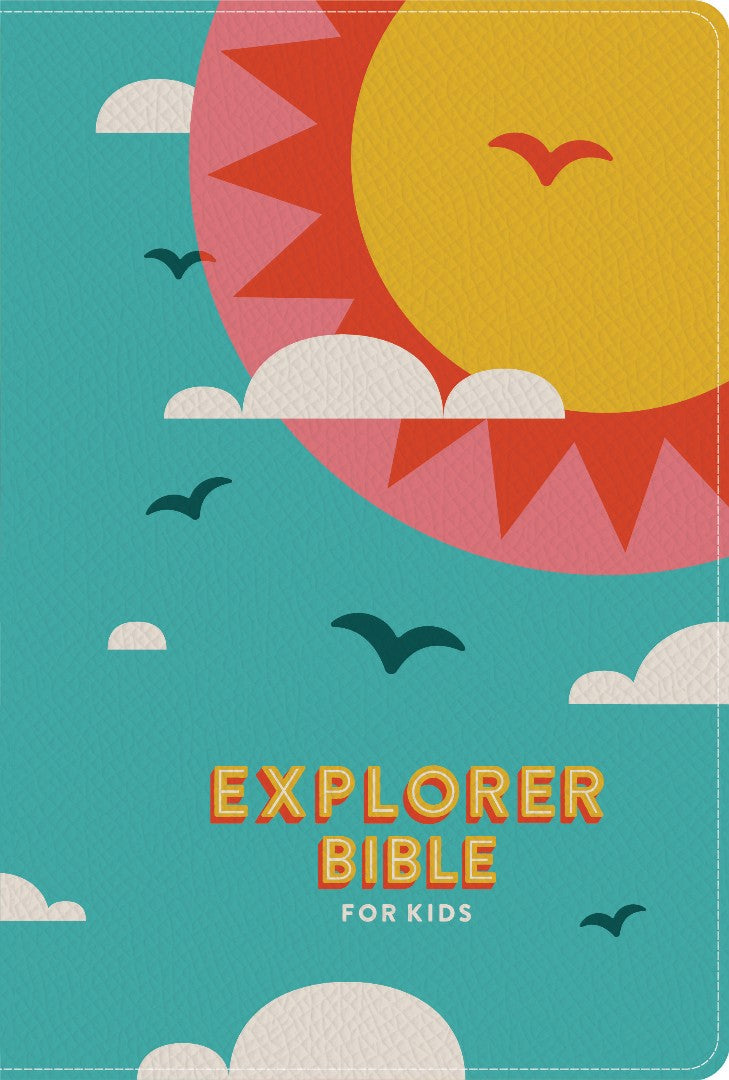 CSB Explorer Bible for Kids, Hello Sunshine LeatherTouch - Re-vived