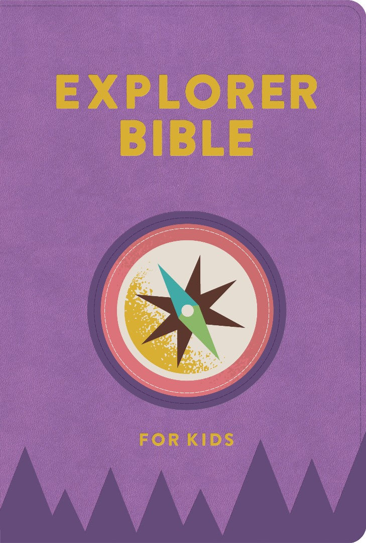 CSB Explorer Bible for Kids, Lavender Compass, Indexed - Re-vived
