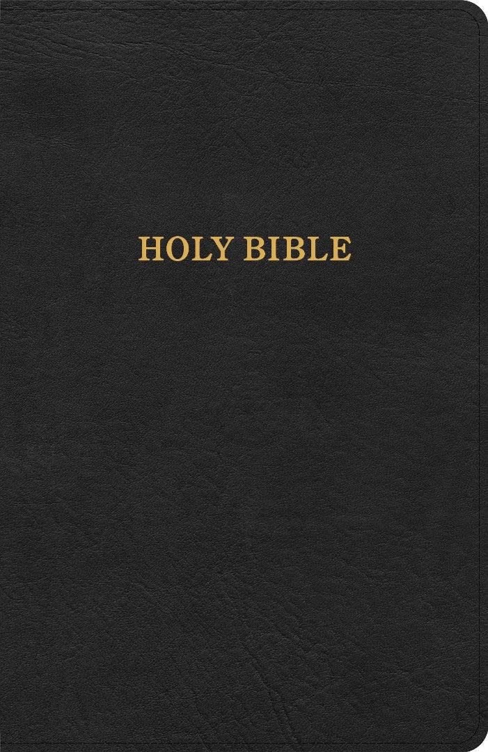 KJV Thinline Bible, Black LeatherTouch