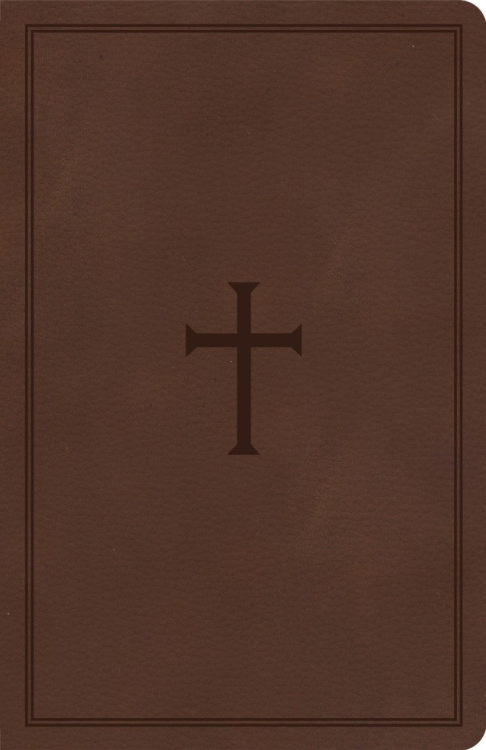 KJV Thinline Bible, Brown LeatherTouch - Re-vived