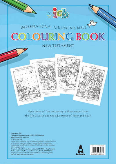 ICB International Children's Bible Colouring Book